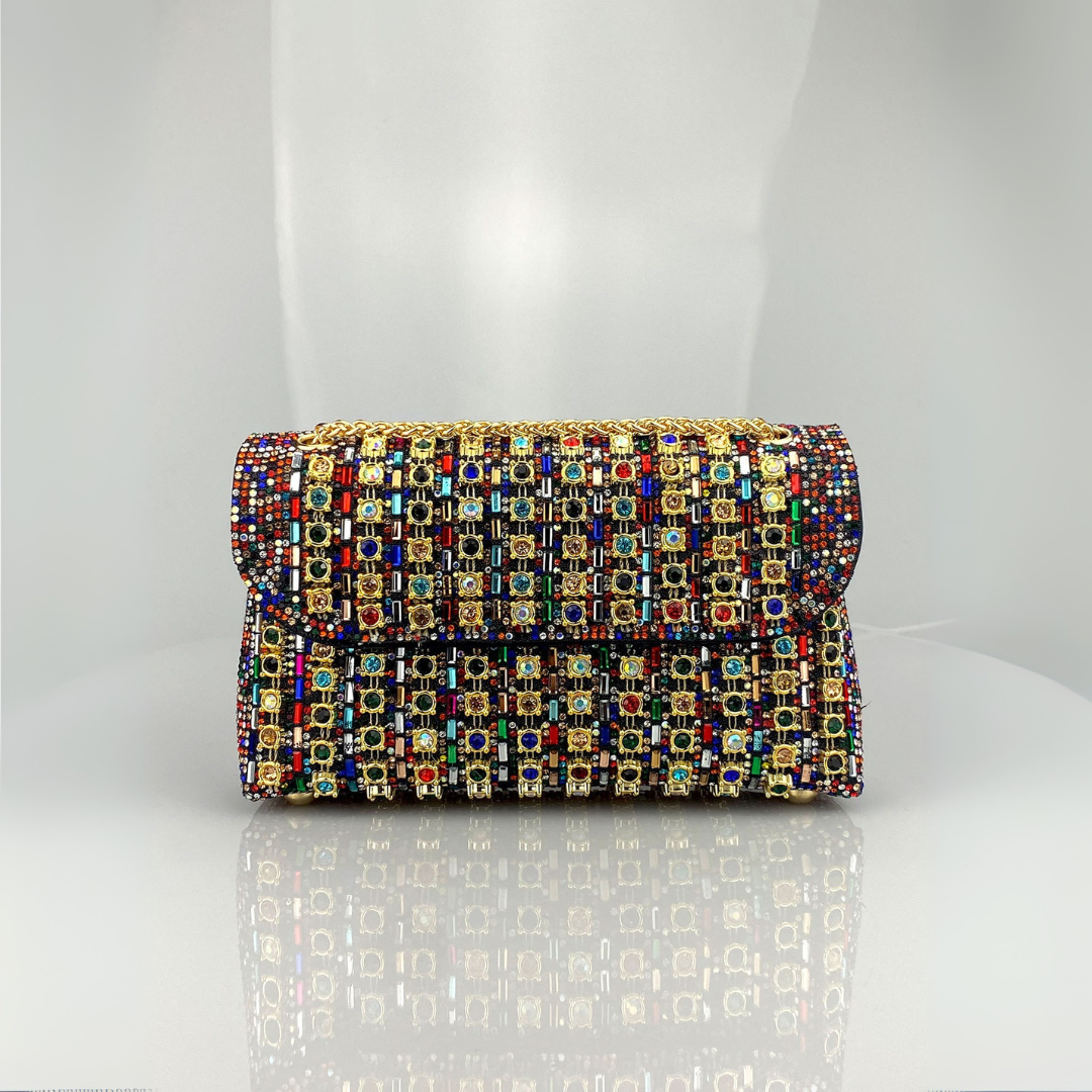 KLAUDIA | CHIC CHAIN DIAMOND SHOULDER BAG