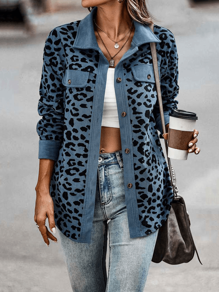 CYNARA | LEOPARD PRINT JACKET