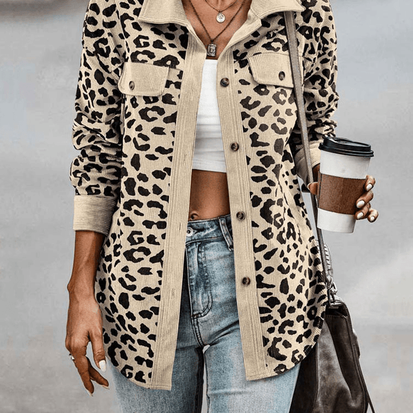 CYNARA | LEOPARD PRINT JACKET