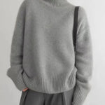ISABOLL | CASHMERE HIGH-NECK SWEATER