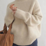 ISABOLL | CASHMERE HIGH-NECK SWEATER