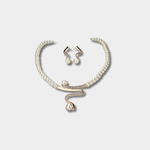 Susanne – Collana con perle naturali + set di orecchini