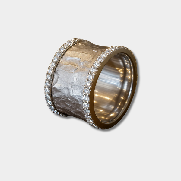 Hannah – Anello vintage in argento con zircone
