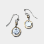 Christa – Vintage Gold and Silver Earrings
