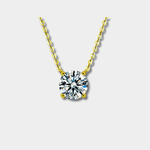 Rafaela – Collier in argento sterling placcato 18K con zircone