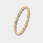 Claudia – Elegant gold bracelet with zirconia