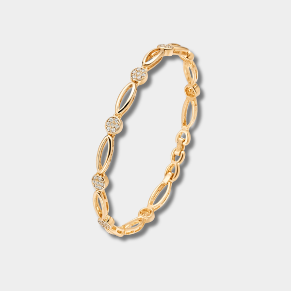 Claudia – Elegant gold bracelet with zirconia