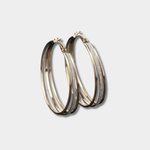 Lia – Orecchini a cerchio retro dorati