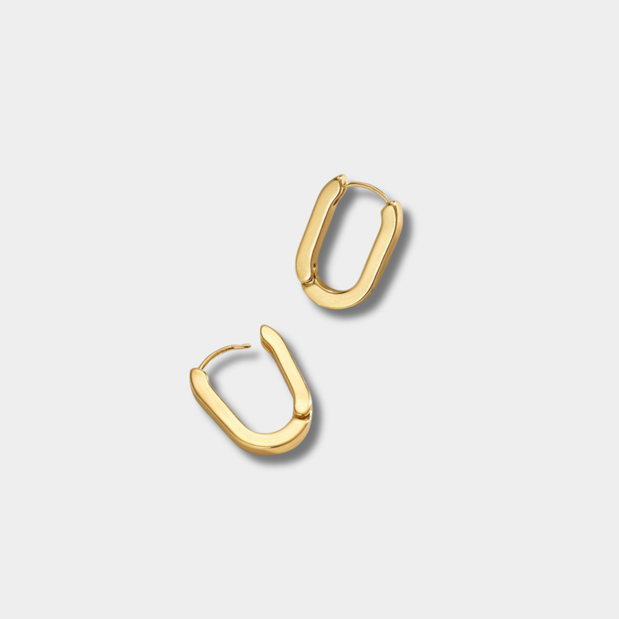 Alina – Orecchini eleganti geometrici a cerchio