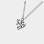 Kamila - 2-piece jewelry set with paw, heart and bone pendants