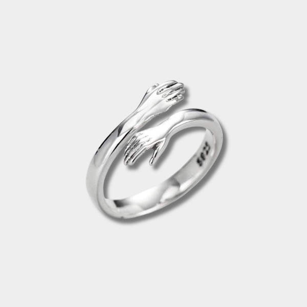 Petra – Anello regolabile in argento “Cuddle”