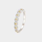 Anello floreale di lusso