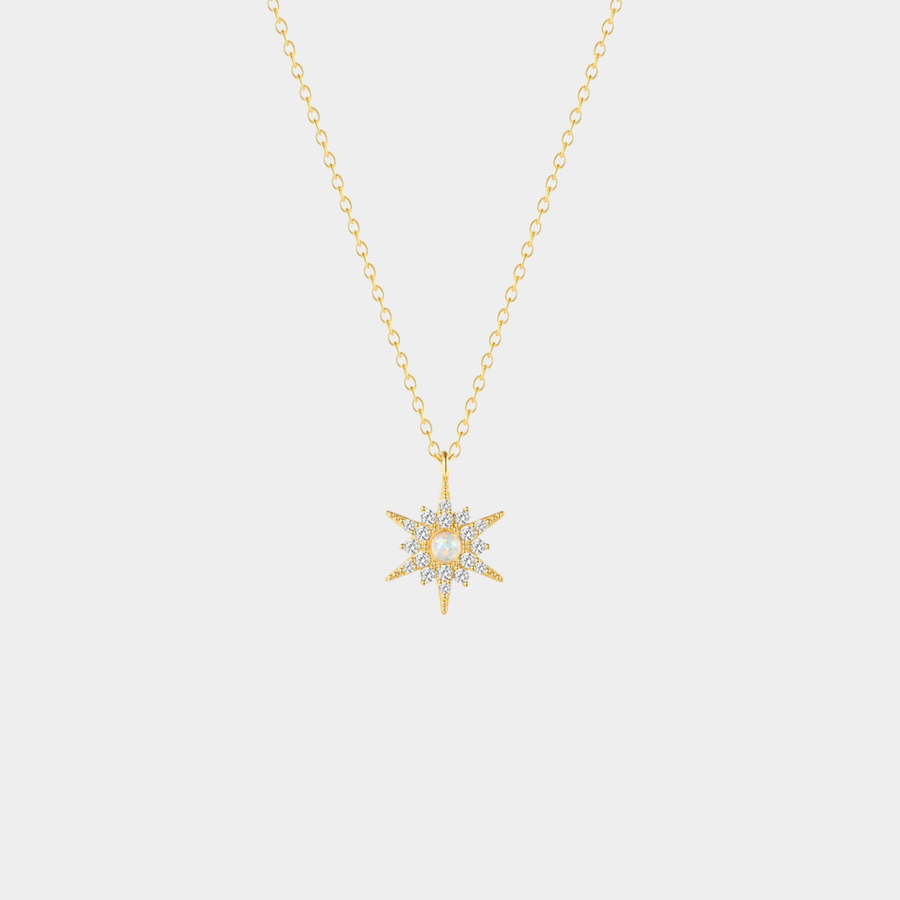 Amelie – Fine silver chain with round pendant