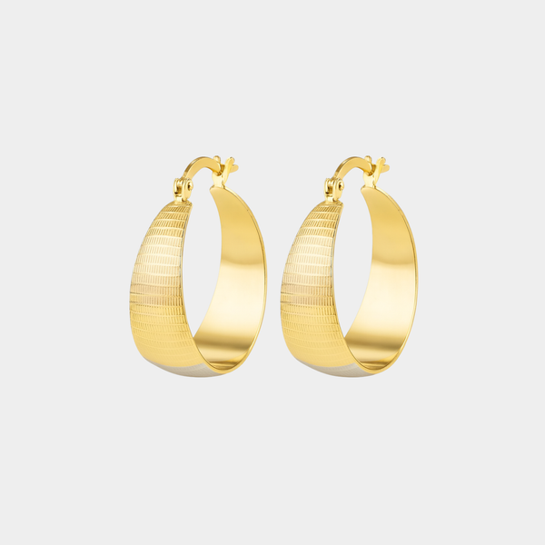 Karina – Orecchini in argento con cristallo trasparente