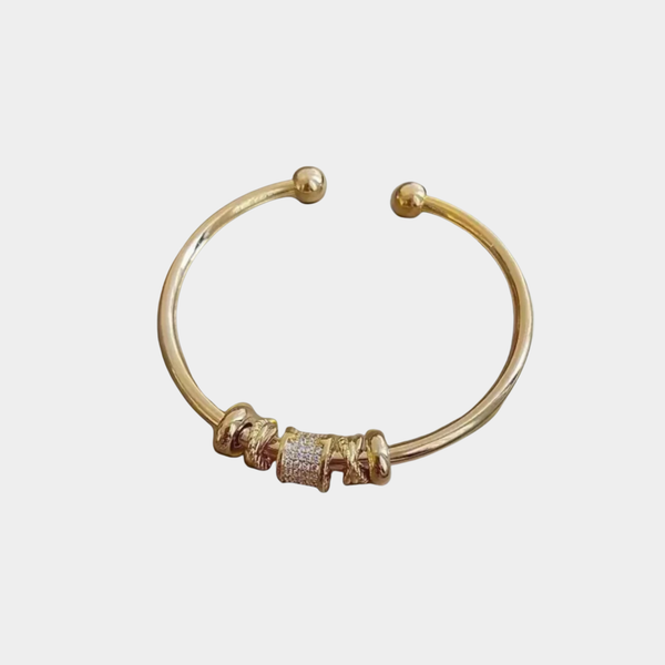 Nina – Adjustable Gold Charm Bracelet