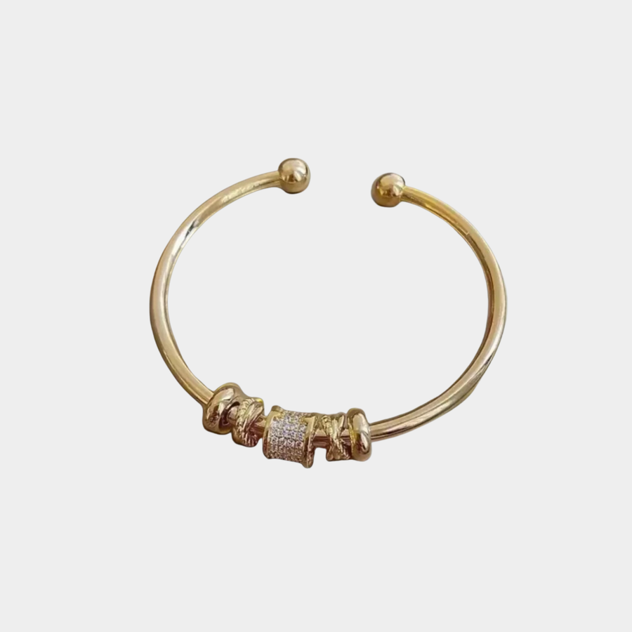 Nina – Adjustable Gold Charm Bracelet