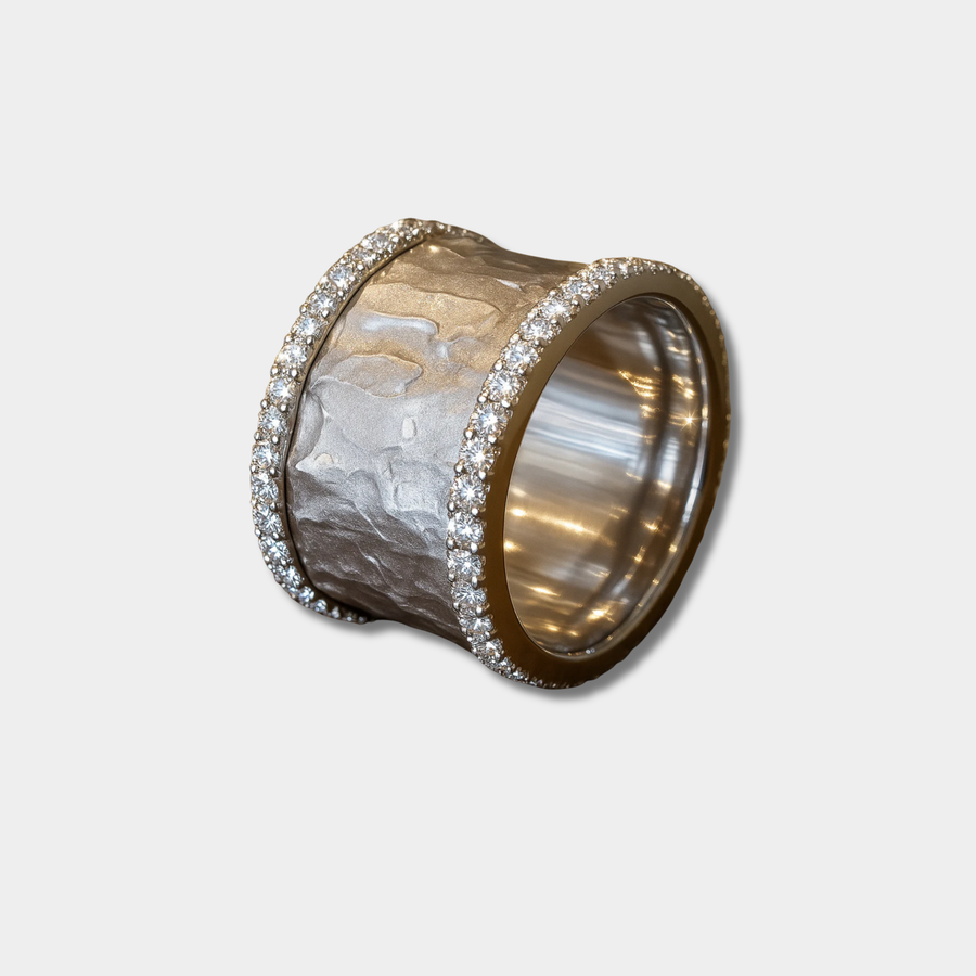 Viktoria – Anello vintage in argento con zircone