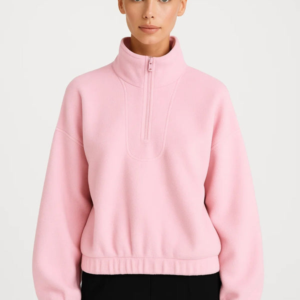TALWYN | HALF-ZIP KNIT WITH STAND COLLAR
