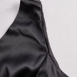 HANNAH | ONE-SHOULDER BLACK GOWN