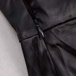 HANNAH | ONE-SHOULDER BLACK GOWN