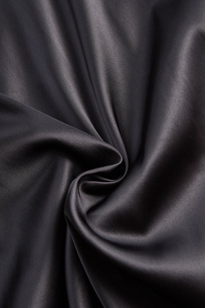 HANNAH | ONE-SHOULDER BLACK GOWN