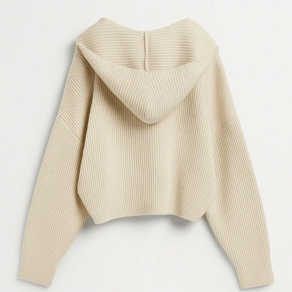 ELANORA | DEEP V-NECK KNIT CARDIGAN