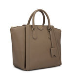 Élégance Paris - Classic Wax Leather Satchel Bag