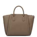 Élégance Paris - Classic Wax Leather Satchel Bag