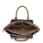 Élégance Paris - Classic Wax Leather Satchel Bag