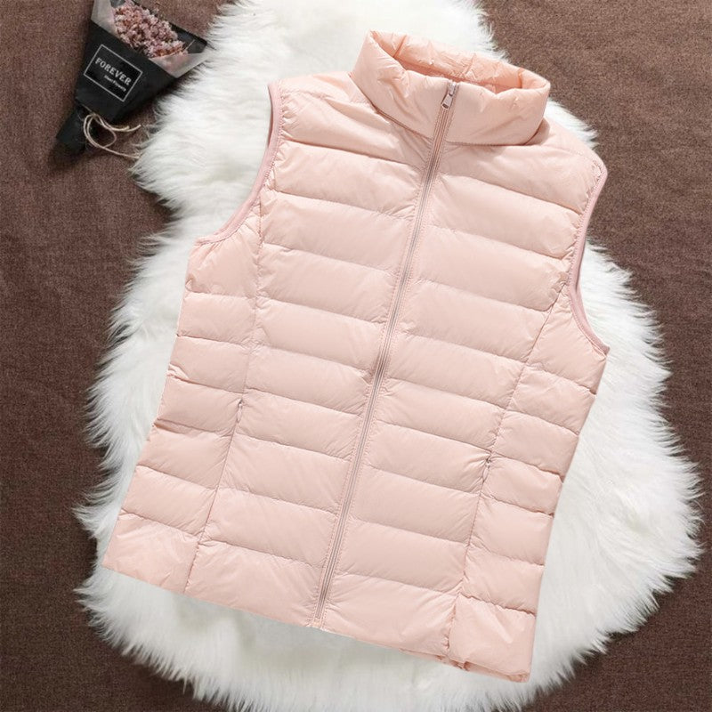 ISA PADDED GILET | LIGHT PINK