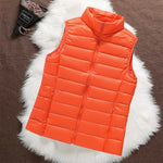 ISA PADDED GILET | ORANGE