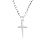 Elina – Double Layer Silver Necklace with Pendant