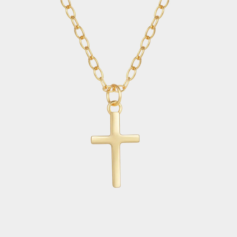 Elina – Double Layer Silver Necklace with Pendant