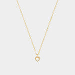 Helena – Delicate silver chain with small heart pendant