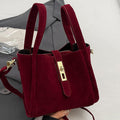 Burgundy Suede