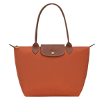 Longchamp - Large Le Pliage Tote, Brick