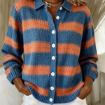 LIRENA™ - STRIPED HOODIE BLOUSE