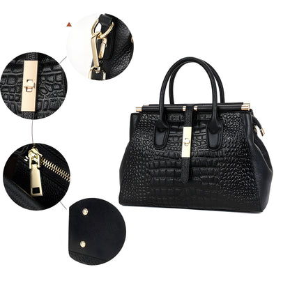 AURELIA | CROC HANDBAG