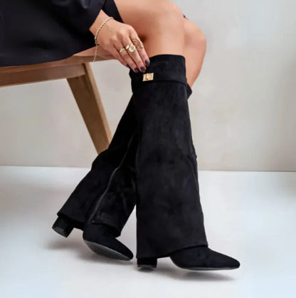SUEDORA™ | HIGH SUEDE BOOTS