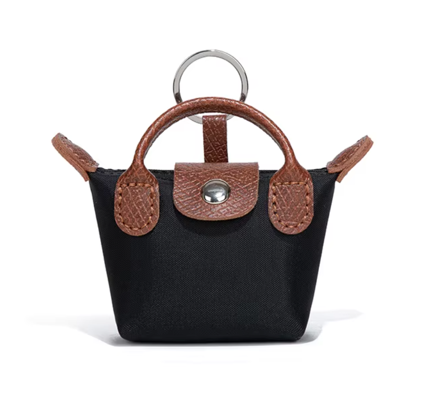 3-in-1 Longchamp Mini Bag: Keychain, AirPods Case & Lip Charm