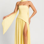 THESSALY | LIGHTWEIGHT V-NECK MIDI DRESS