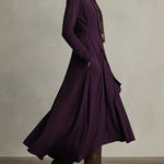 Irene | High-neck Asymmetrical Pleated Dress