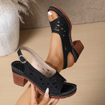 GLORIA – BLOCK HEEL SANDALS