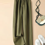 COLETTE | WIDE LEG DRAWSTRING TROUSERS