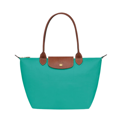 Longchamp - Large Le Pliage Tote, Turquoise