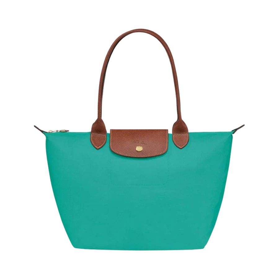 Longchamp - Large Le Pliage Tote, Turquoise
