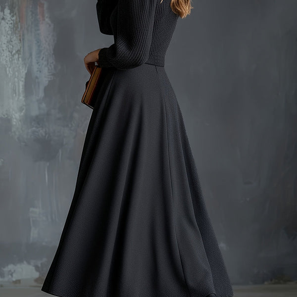 NOEL | VINTAGE WINTER DRESS WITH POCKETS