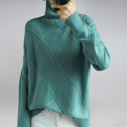 AMELINE | SOFT TURTLENECK SWEATER