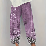 BRIELLE | BOTANICAL WIDE-LEG TROUSERS