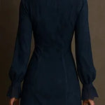 Rachel | Blue Dress with Front Zip